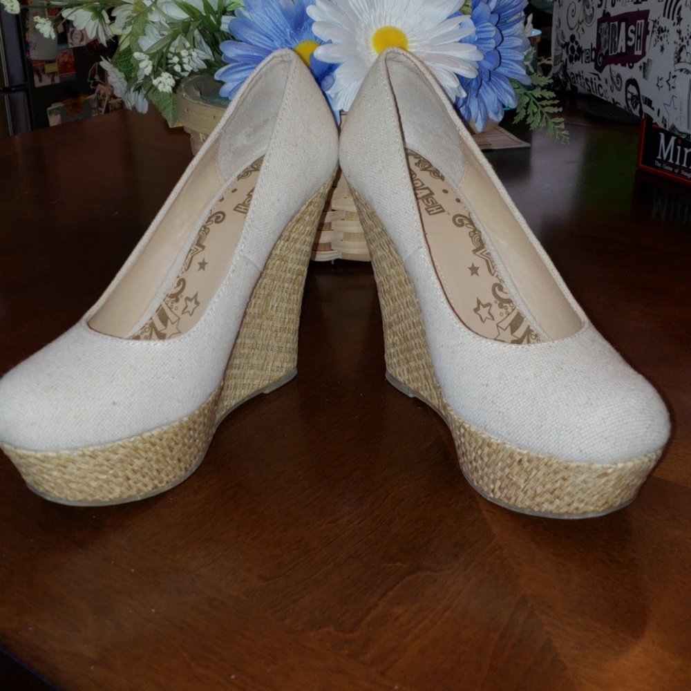 Brash Canvas wedges